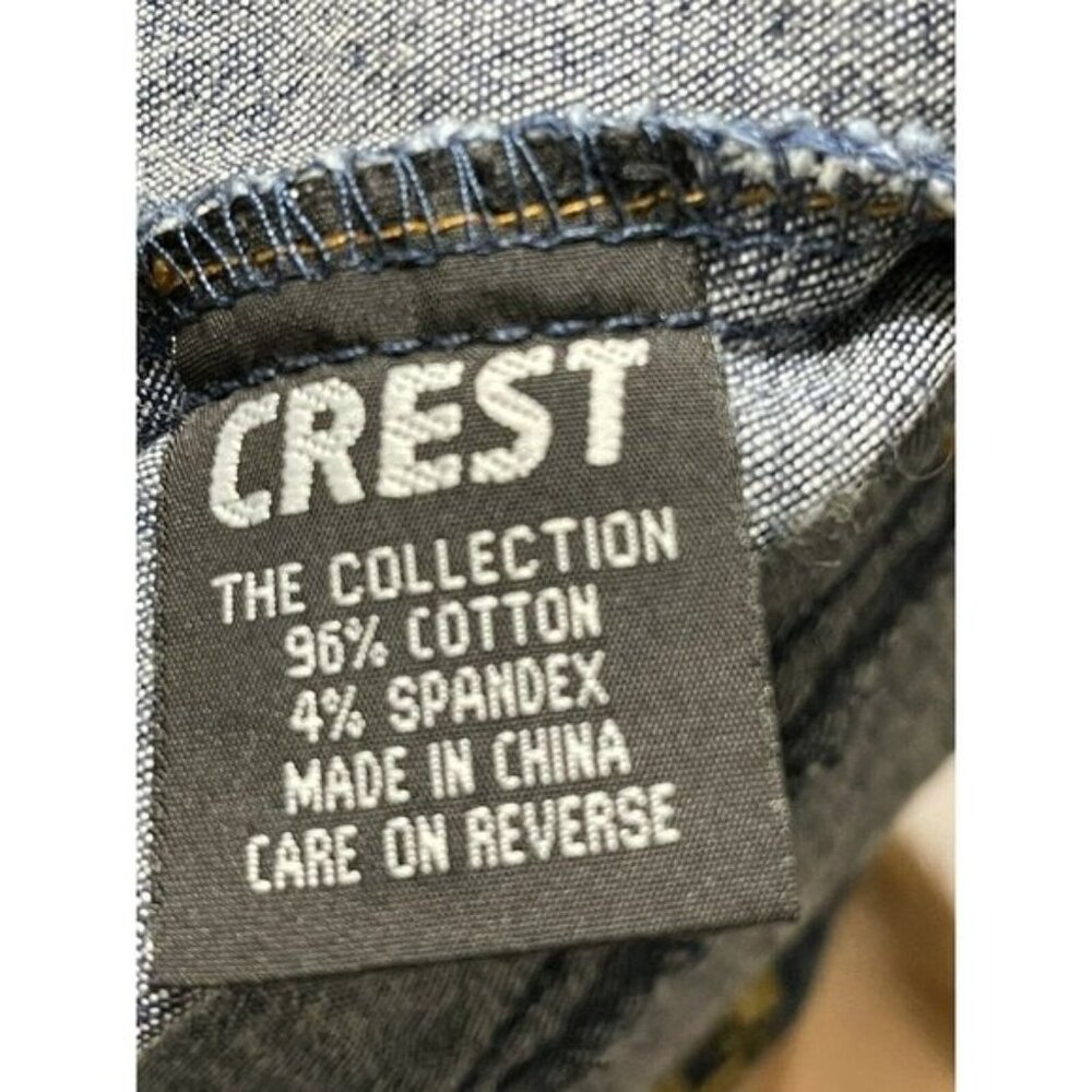 CREST. Women Denin Printing Metalic blue jacket, S ize L - Picture 11 of 12